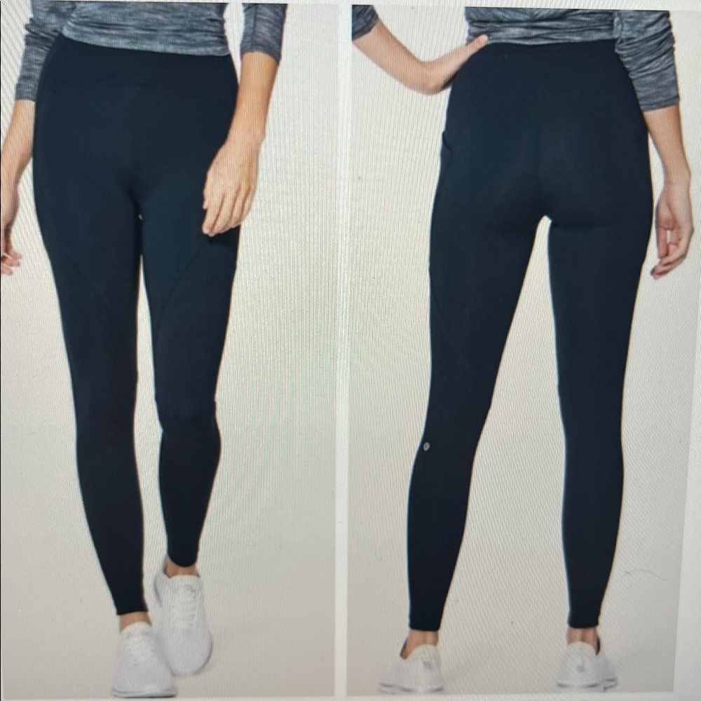 lululemon athletica Lead the pack tight High-Rise Leggings 10 nocturnal teal